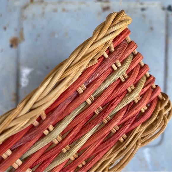 Vintage Wicker Woven Basket